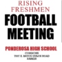 Rising Freshmen Football Meeting