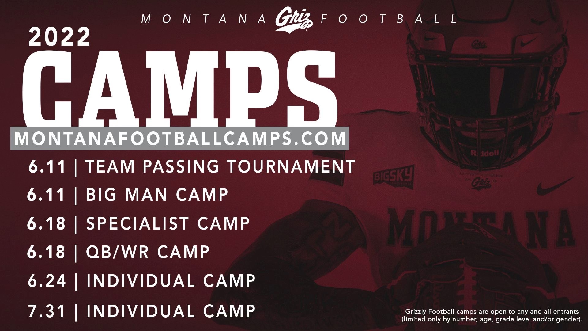 Montana Football Camps Ponderosa Football